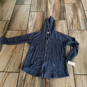 Style & Co. Charcoal Zip-Up Hoodie